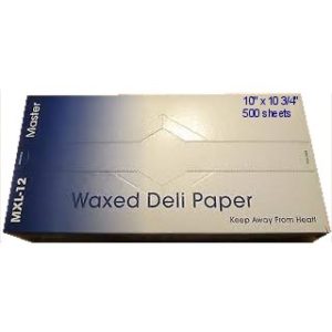 Choice 15 x 10 3/4 Interfolded Deli Wrap Wax Paper - 500/Box